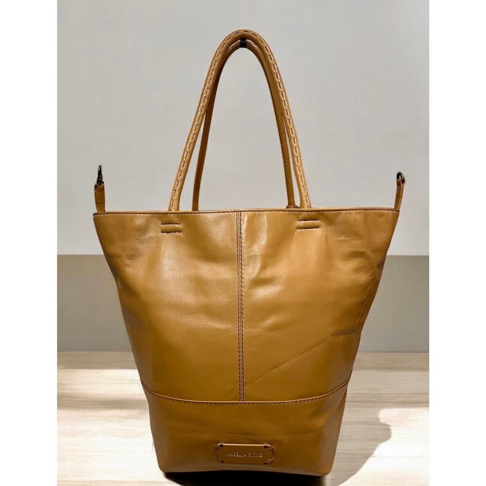 Isabella Fiore Leather Studded Tote Bag - Picture 3 of 14